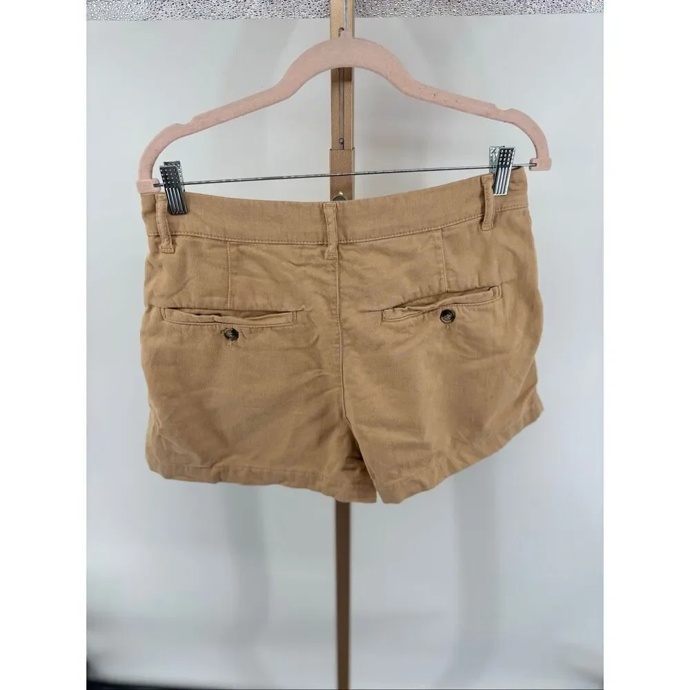Free People Billie Chino Shorts Womens 6  Pockets